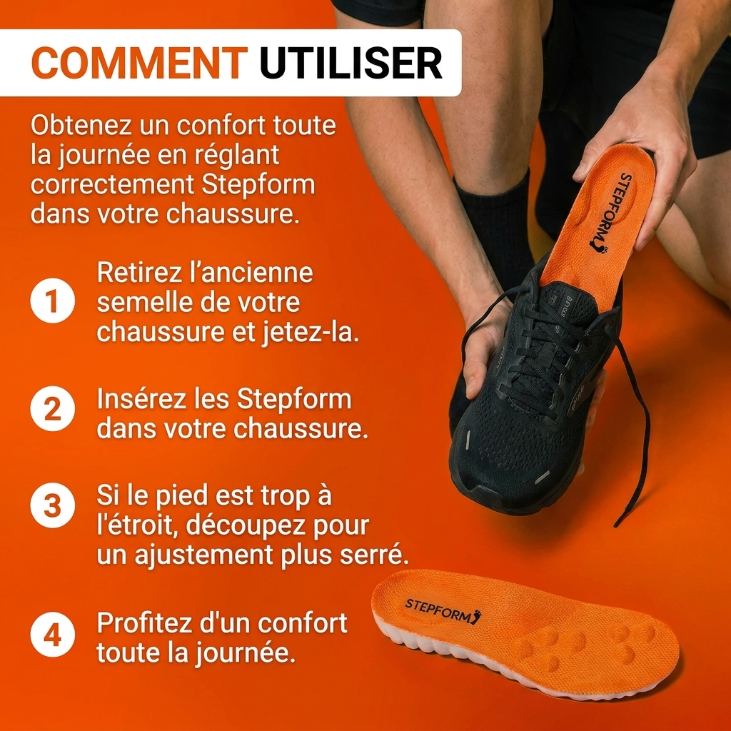 Semelles Bien-être Support Voûte Plantaire